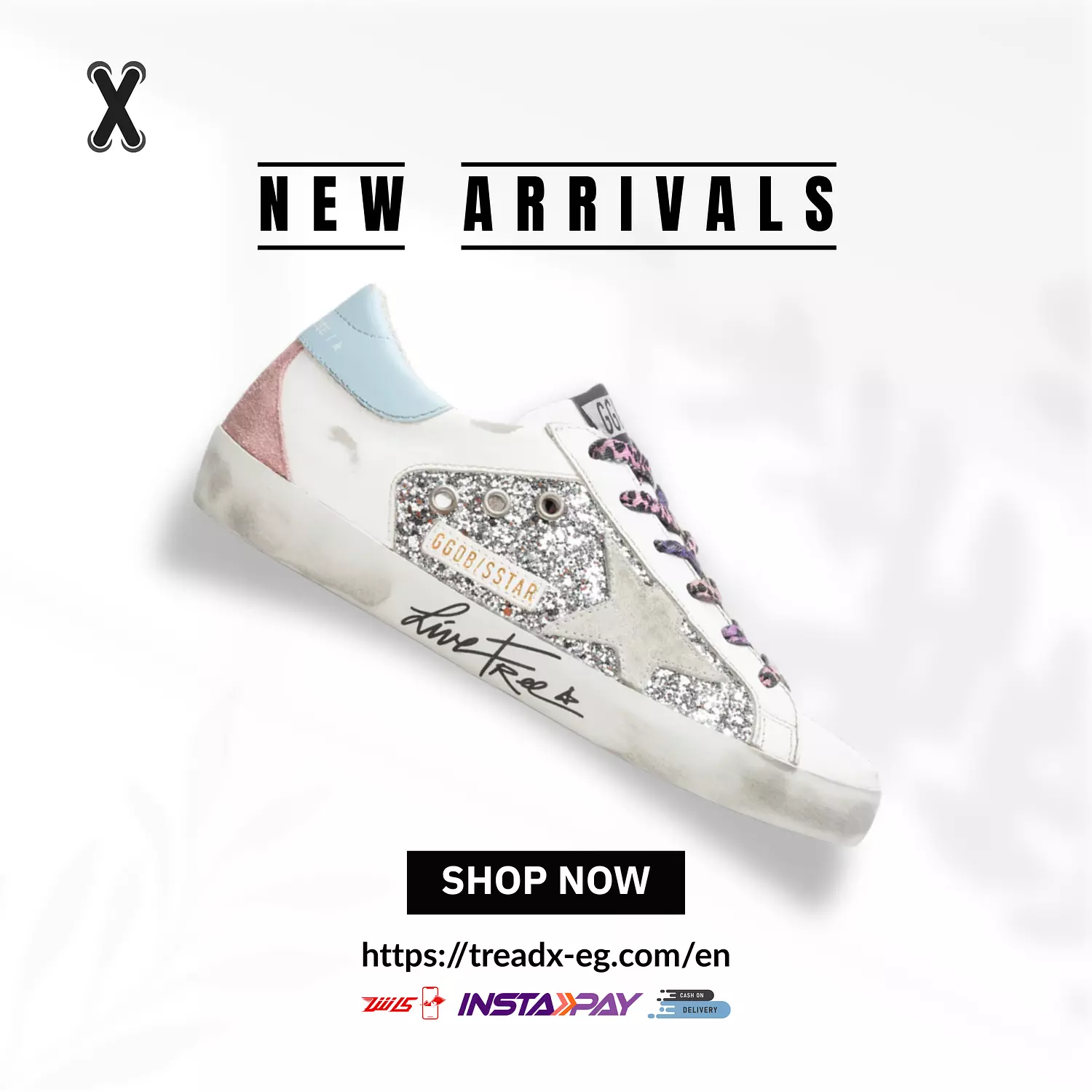 Golden Goose Women's Super-Star Sneakers - Silver/White/Ice image