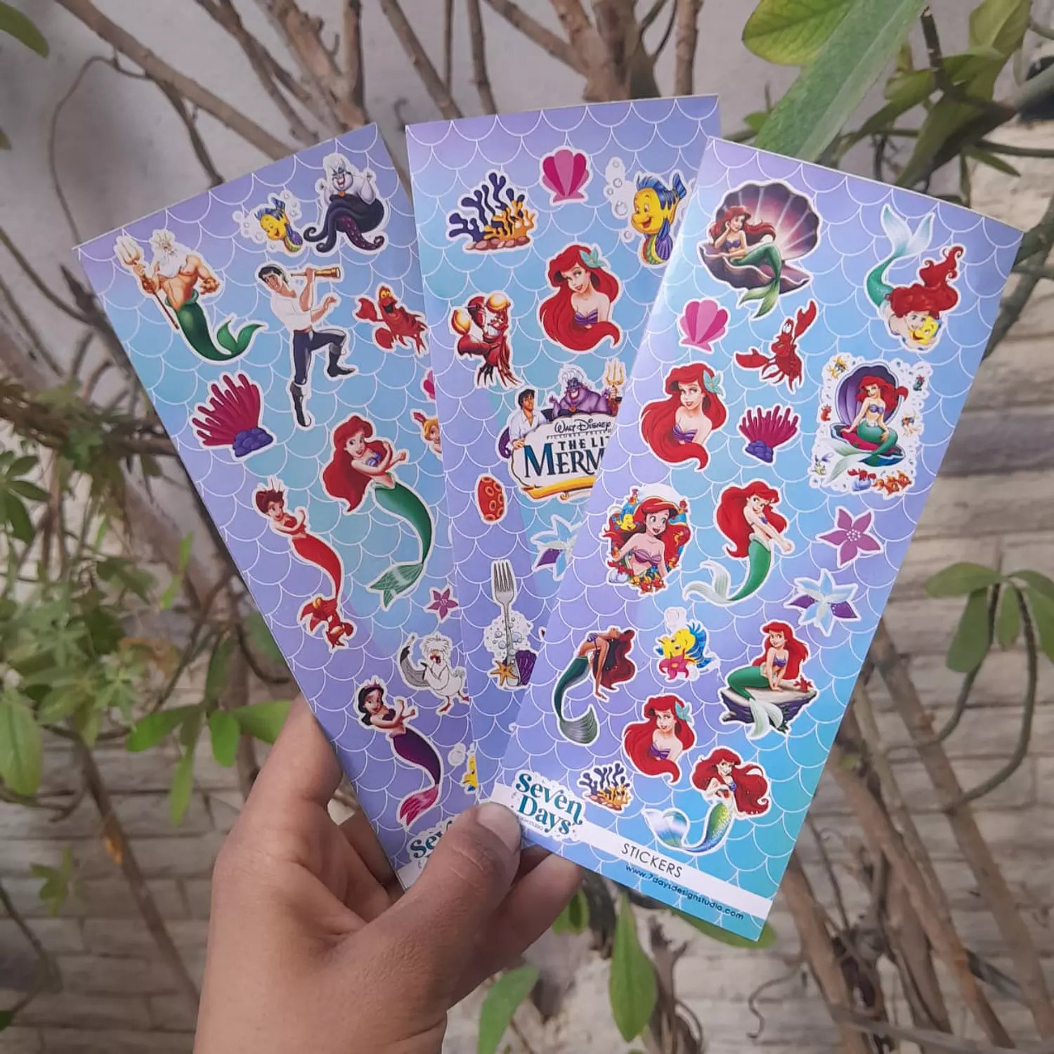 little Mermaid Stickers 2