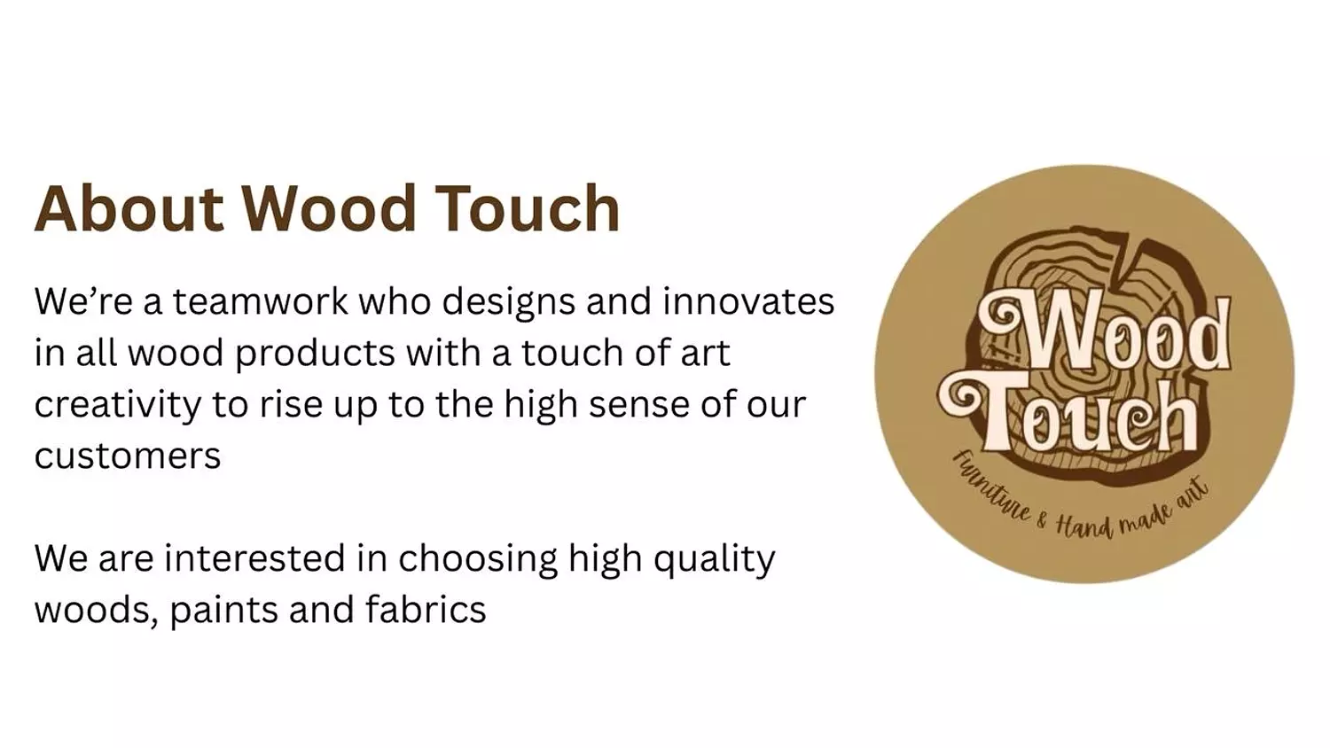 banner image for Wood Touch