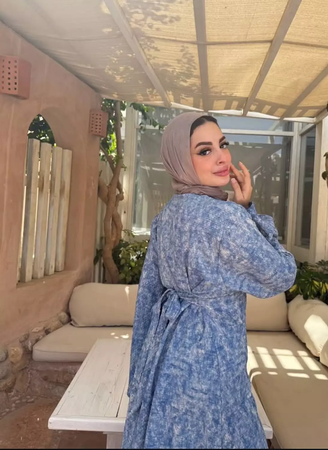 Blue waves dress  2