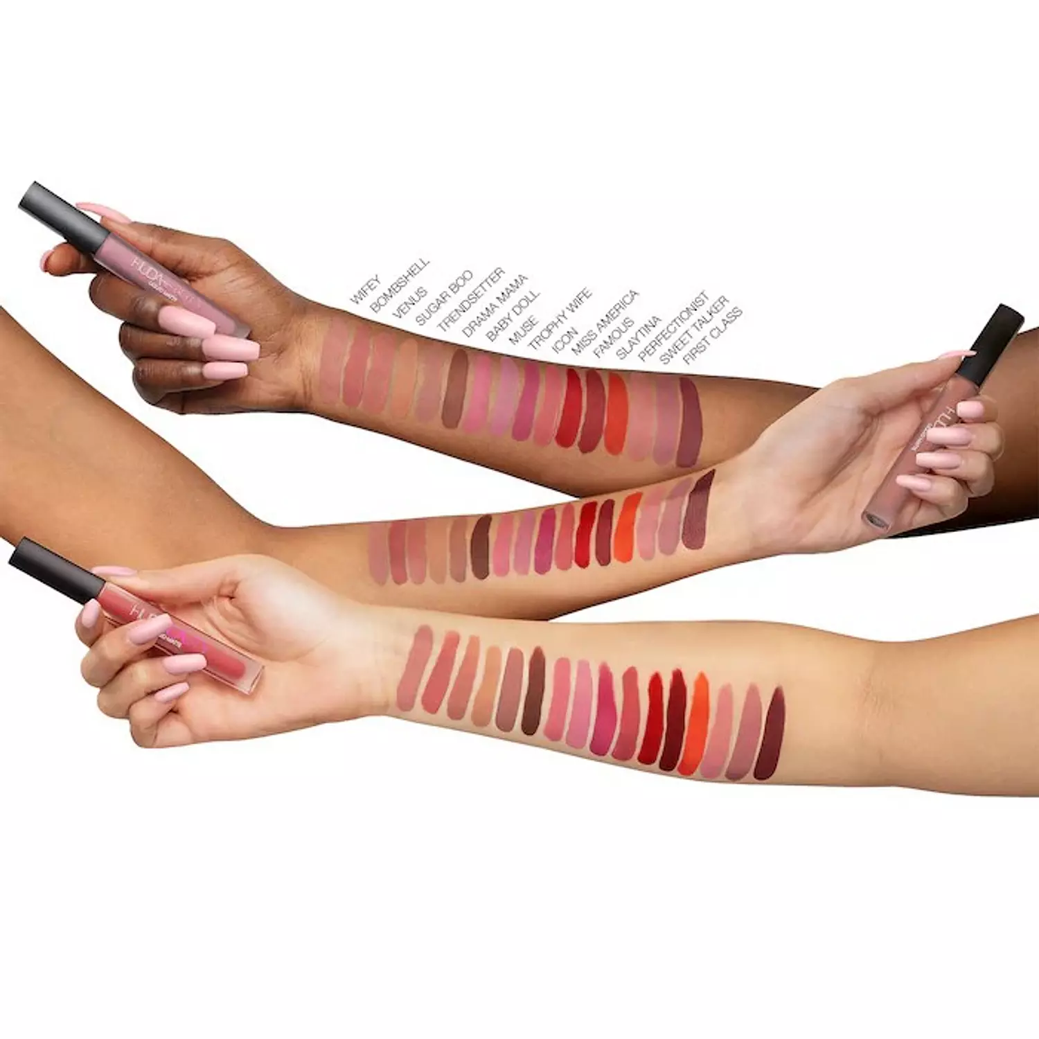 HUDA BEAUTY Liquid Matte Ultra-Comfort Transfer-Proof Lipstick 10