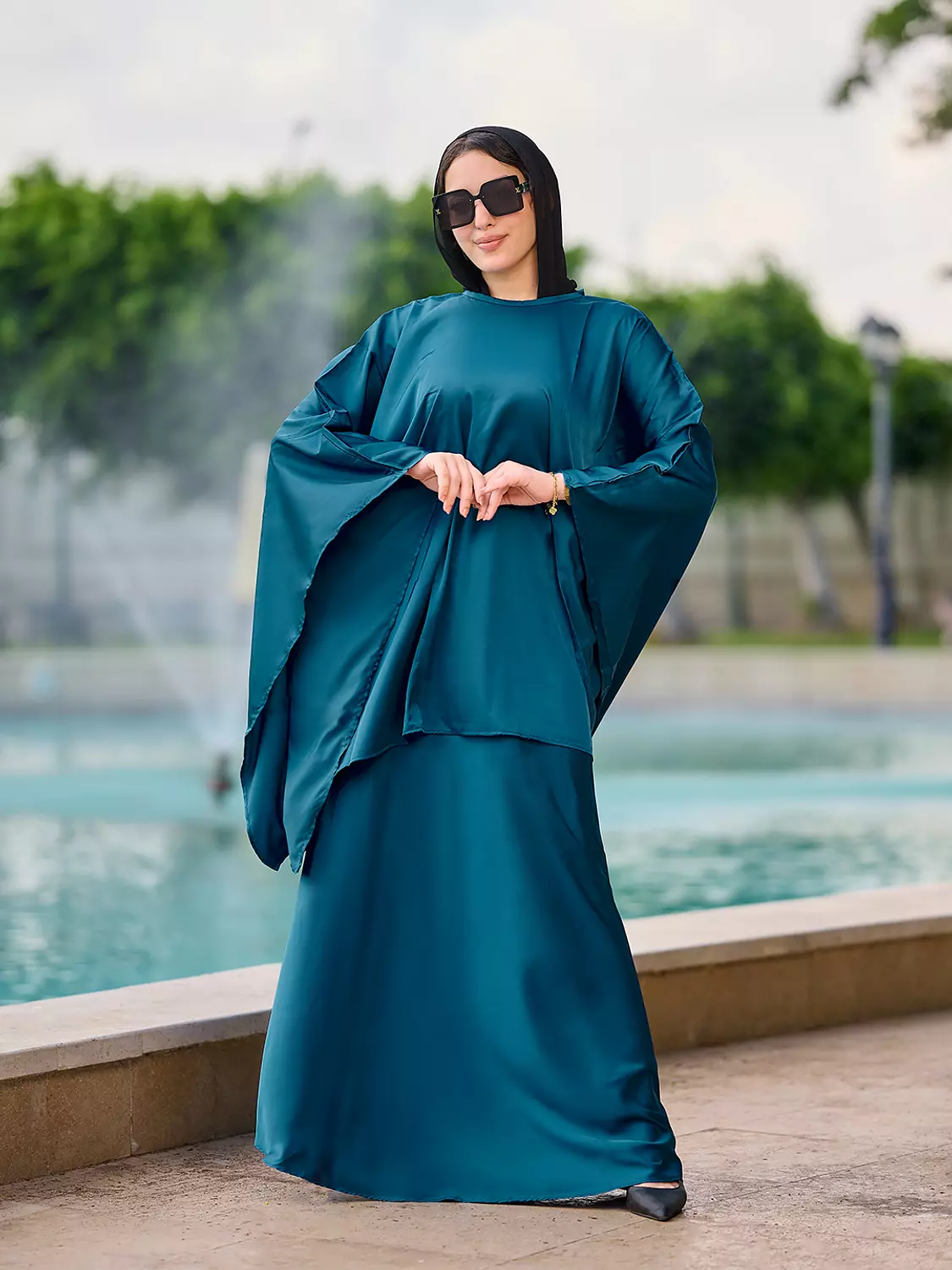 Soiree Suit in petroleum  7