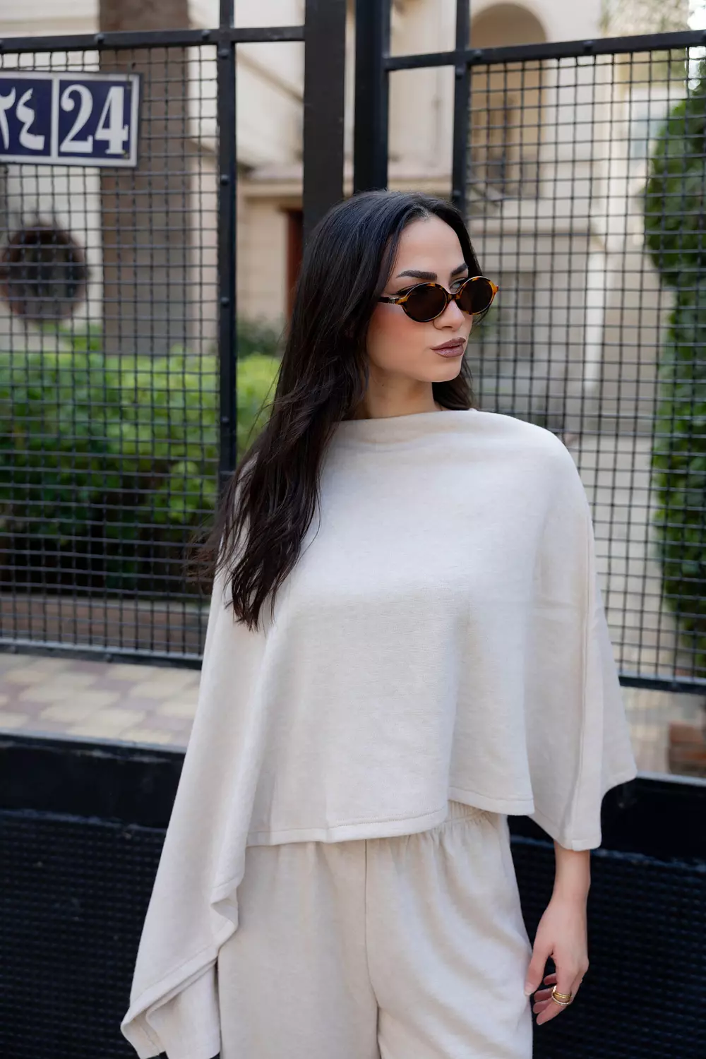 Knit Shawl Collar Set 1