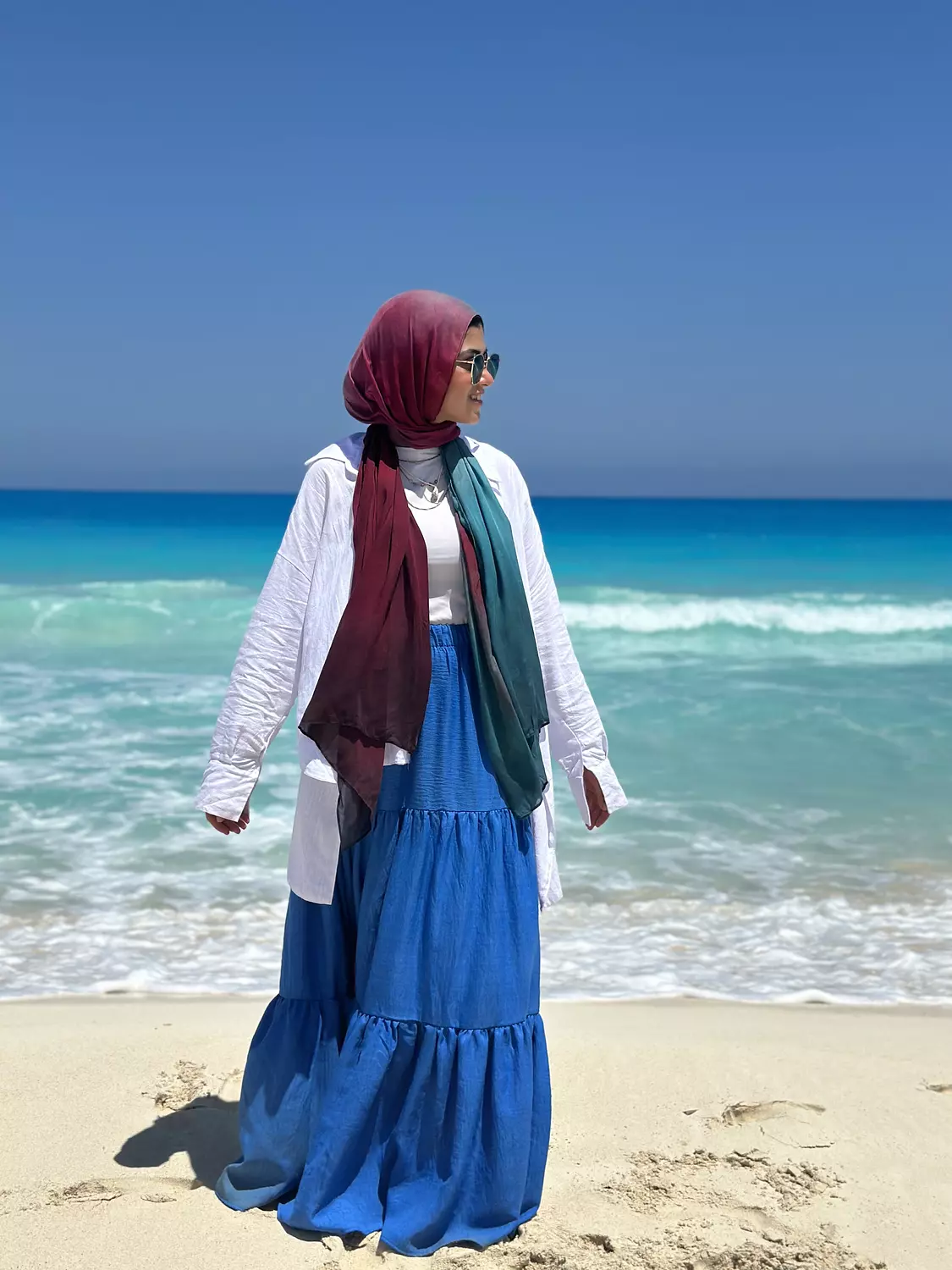 Nabeela Skirt - Blue 8