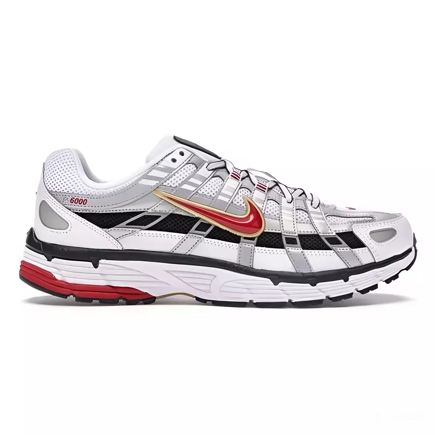 Nike P-6000 -  White Gold Red