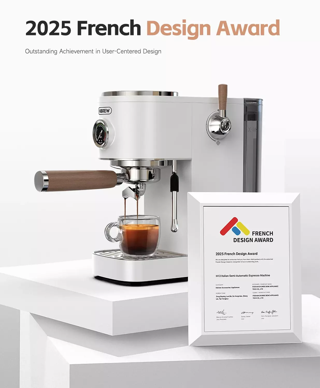 H13 Super Barista 58 mm port filter Touch screen dual boiler 5