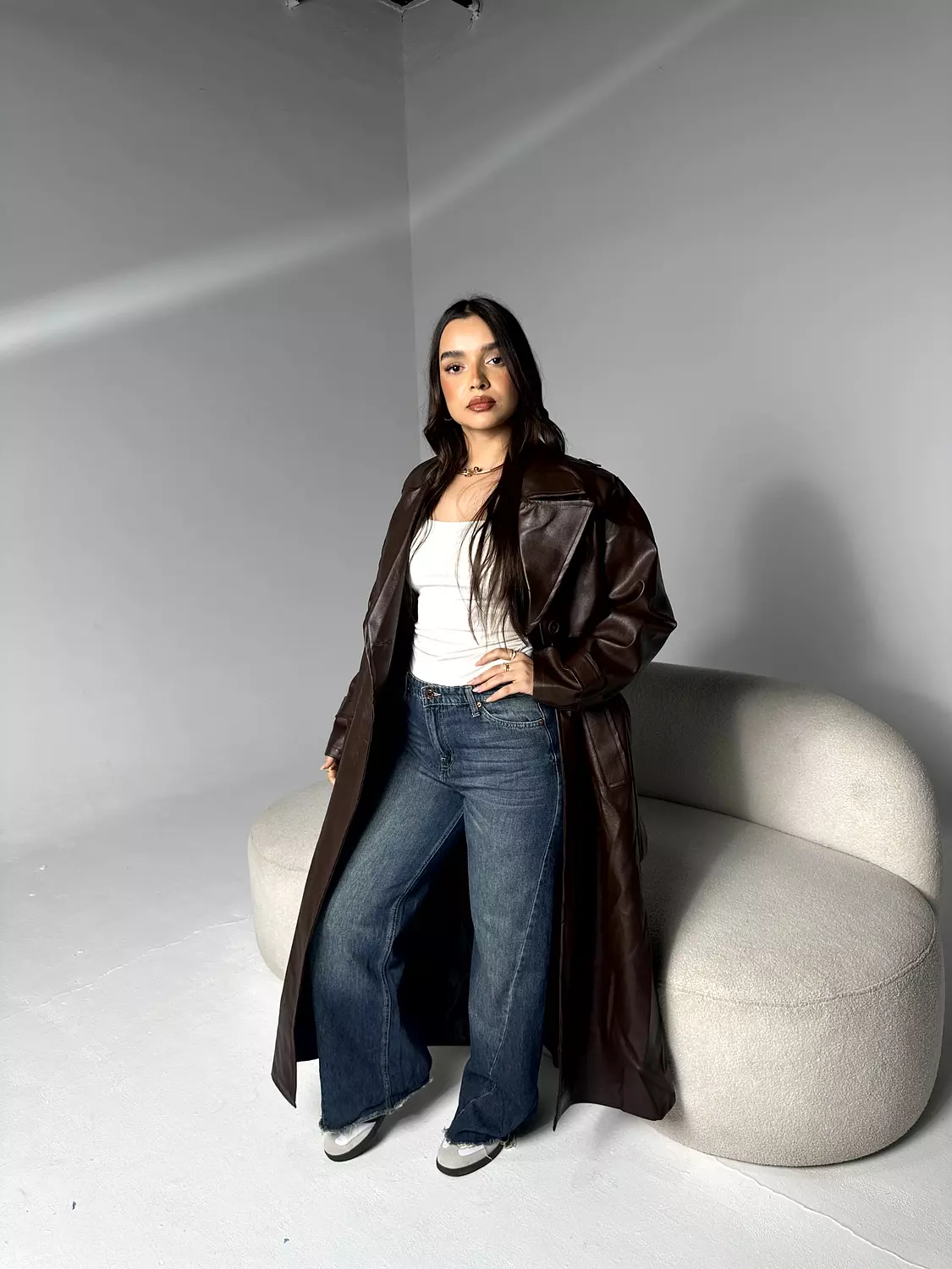 Leather Trench Coat 18