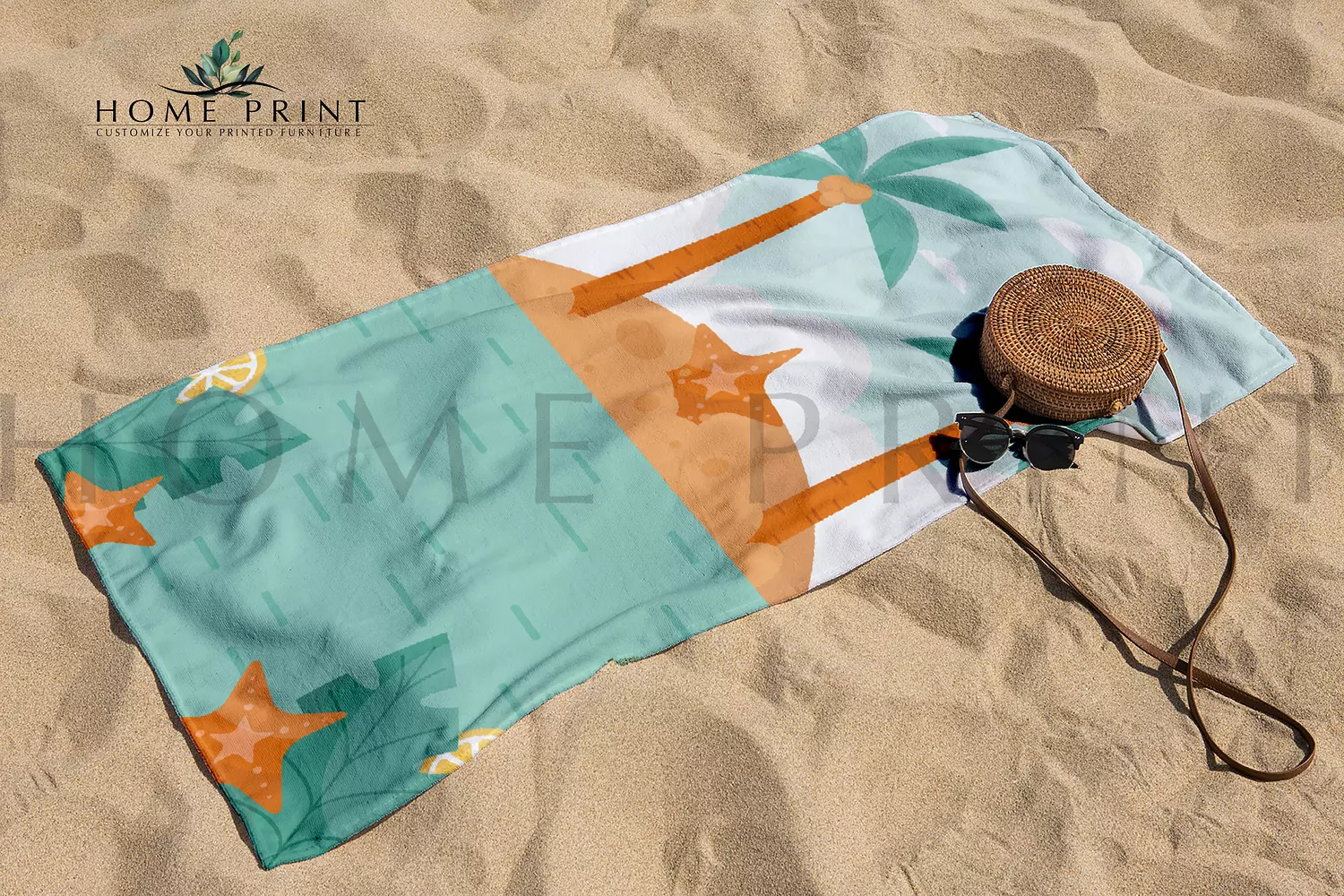 Microfiber Towel  - Island Landscape  image