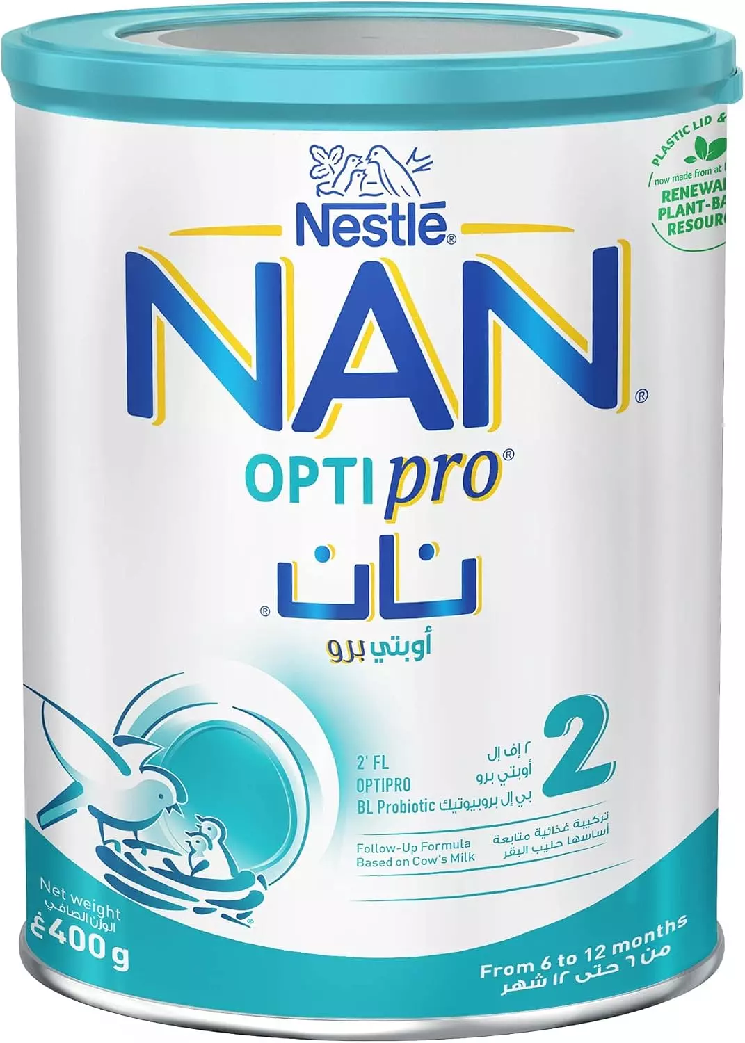 NAN OPTI PRO MILK STAGE 2 FROM 6-12 MONTH 400 GM image