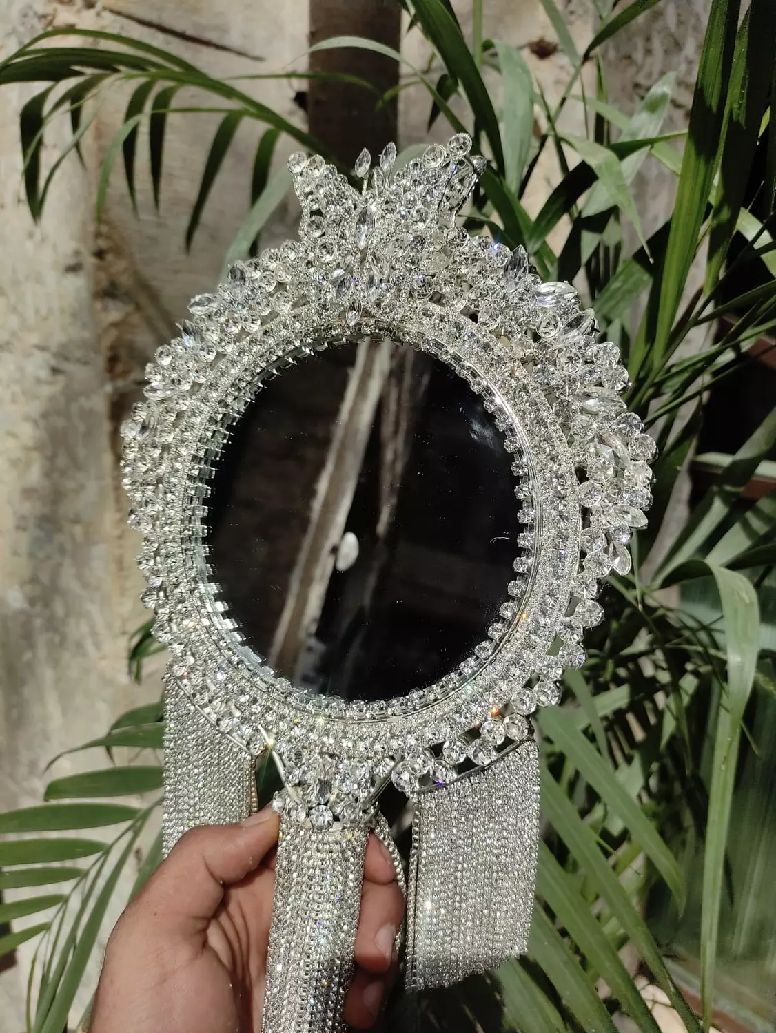Luxury Crystal Hand Mirror 6 image