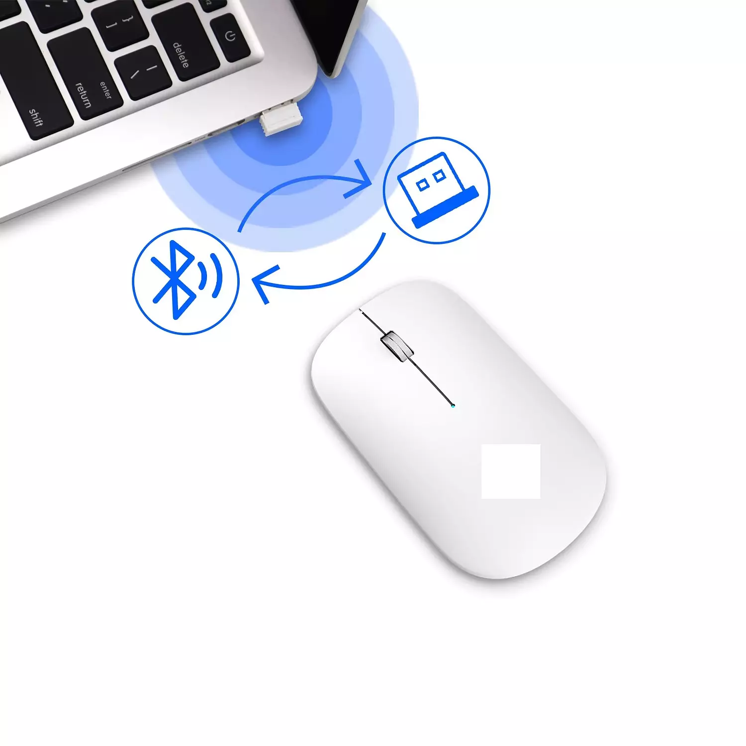 AULA AM300 Wireless Office Mouse – Stylish, Ergonomic, and Reliable 3