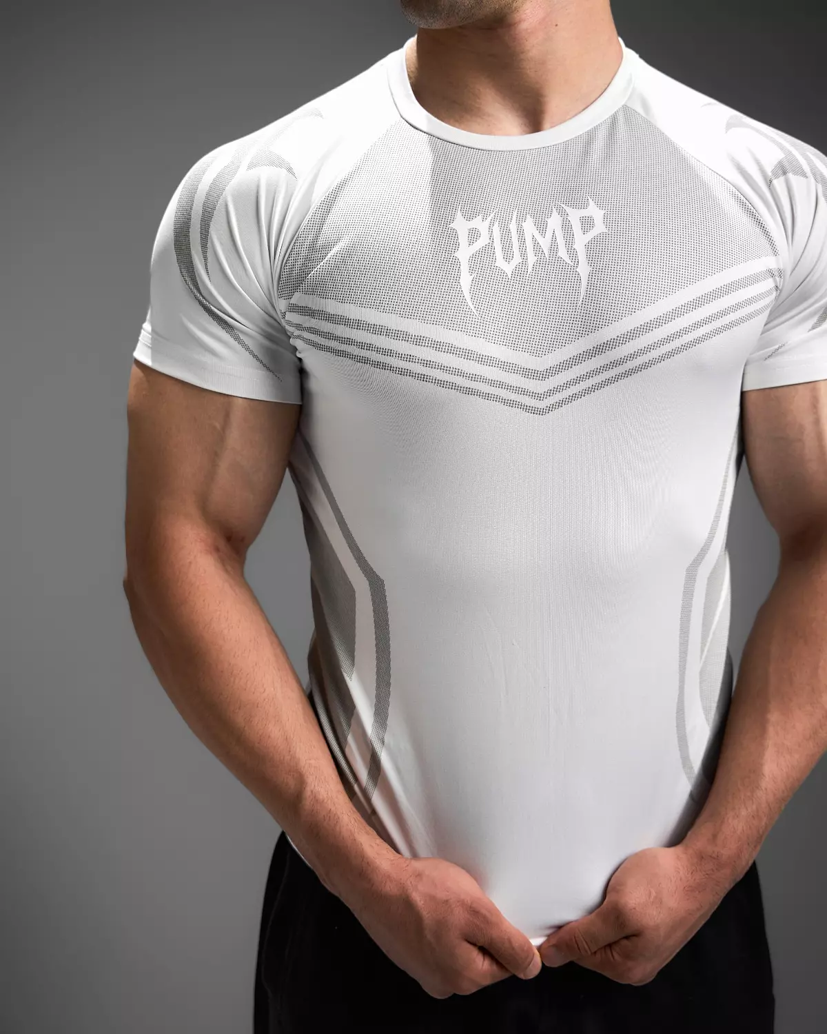 WARRIOR COMPRESSION TEES - white 2