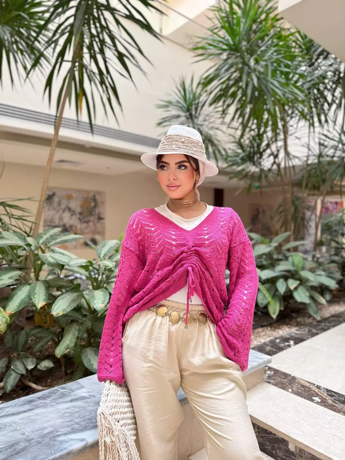 Tight knitted blouse 6