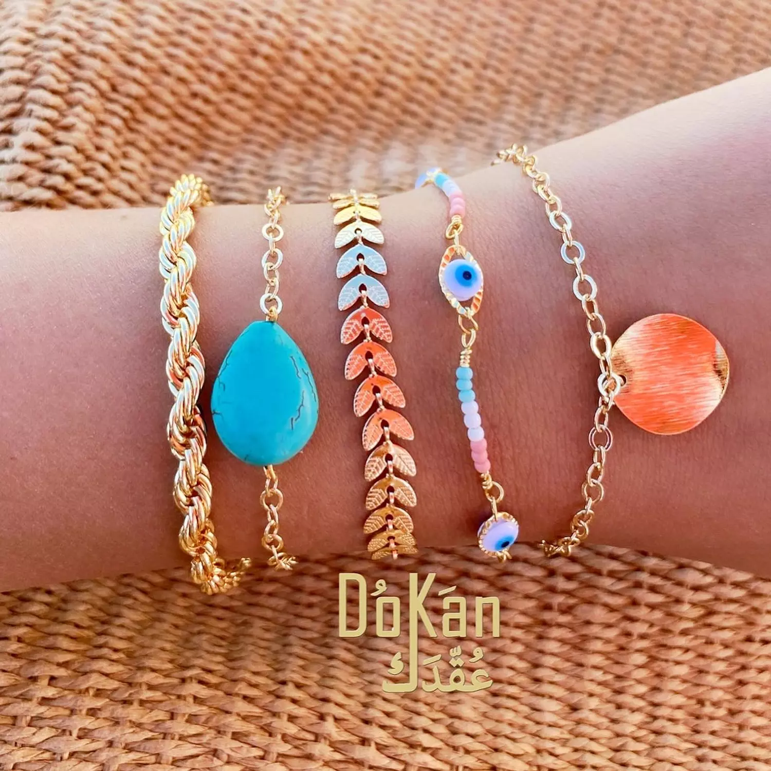 Evil eye Bracelets set image
