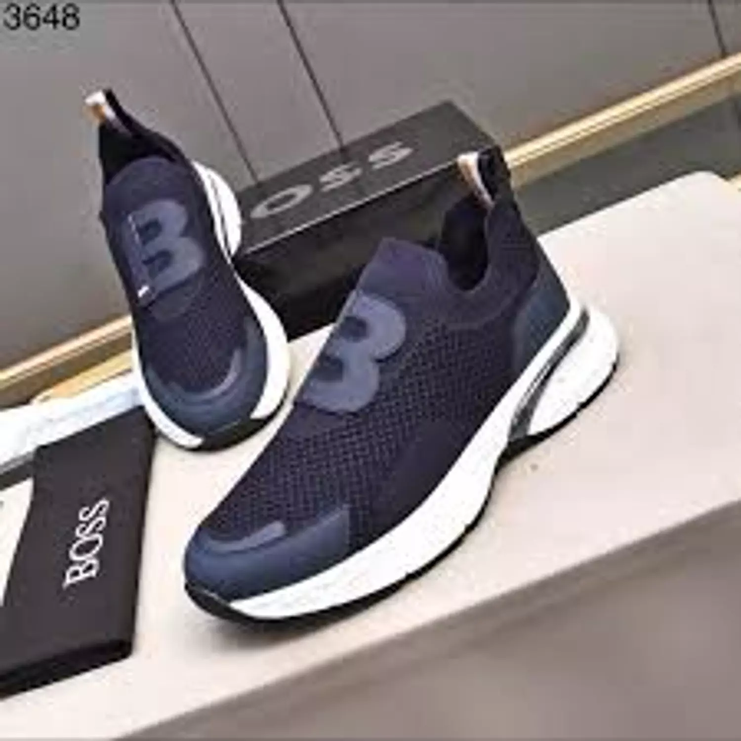 Hugo Boss Slip On Sneakers Blue hover image
