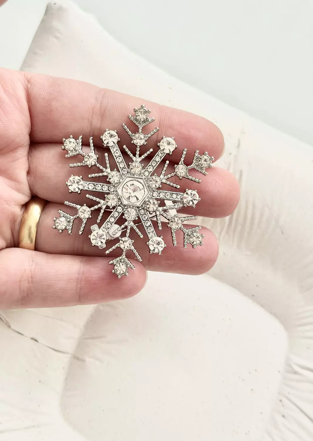 Snow flake w image
