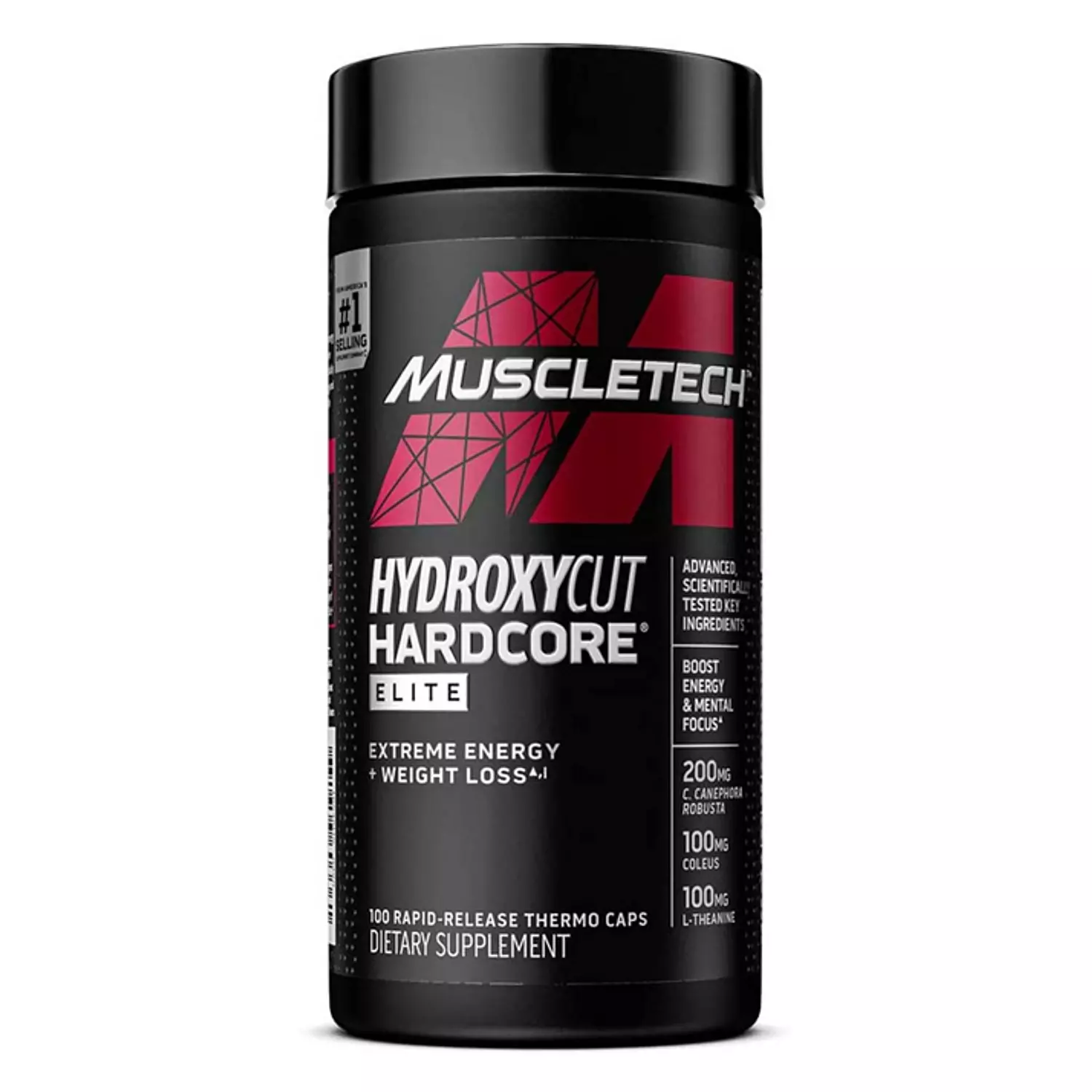 Muscletech Hydroxycut Hardcore Elite-50Serv.-100Caps. image