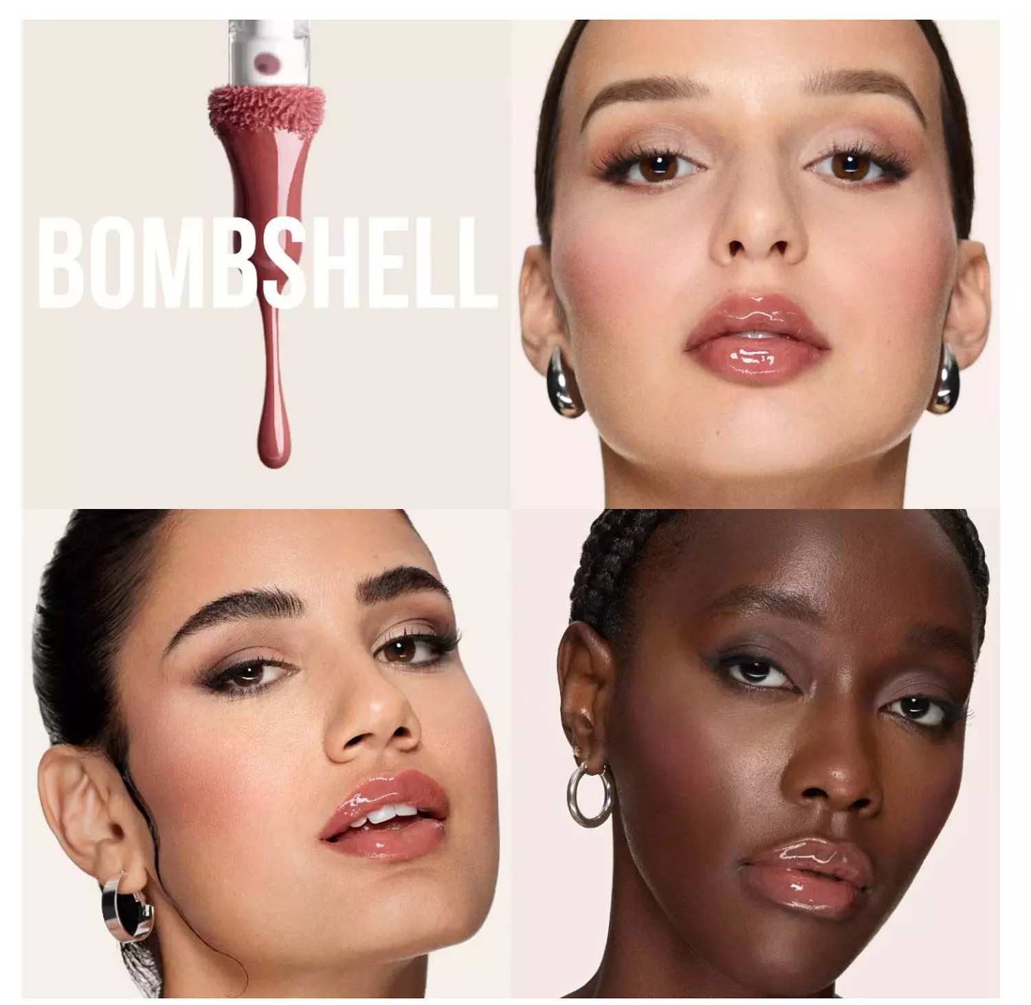 Faux Filler Shiny Non-Sticky Lip Gloss hover image