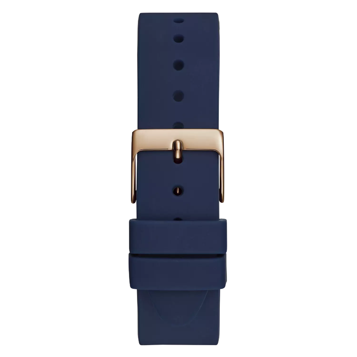 Guess GW0509L1 Watch For Ladies Case Color Rose Gold Tone - Round Shape Silicone Strap 2