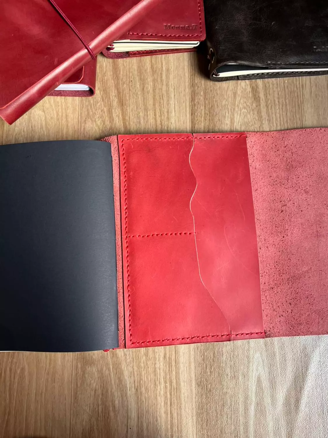 Trifold A5  with 3 pockets 5