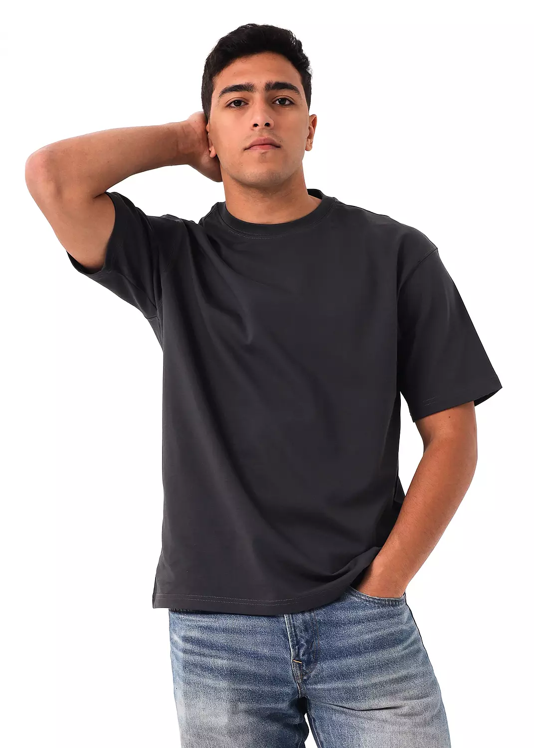 Dark Grey Oversized T-Shirt image