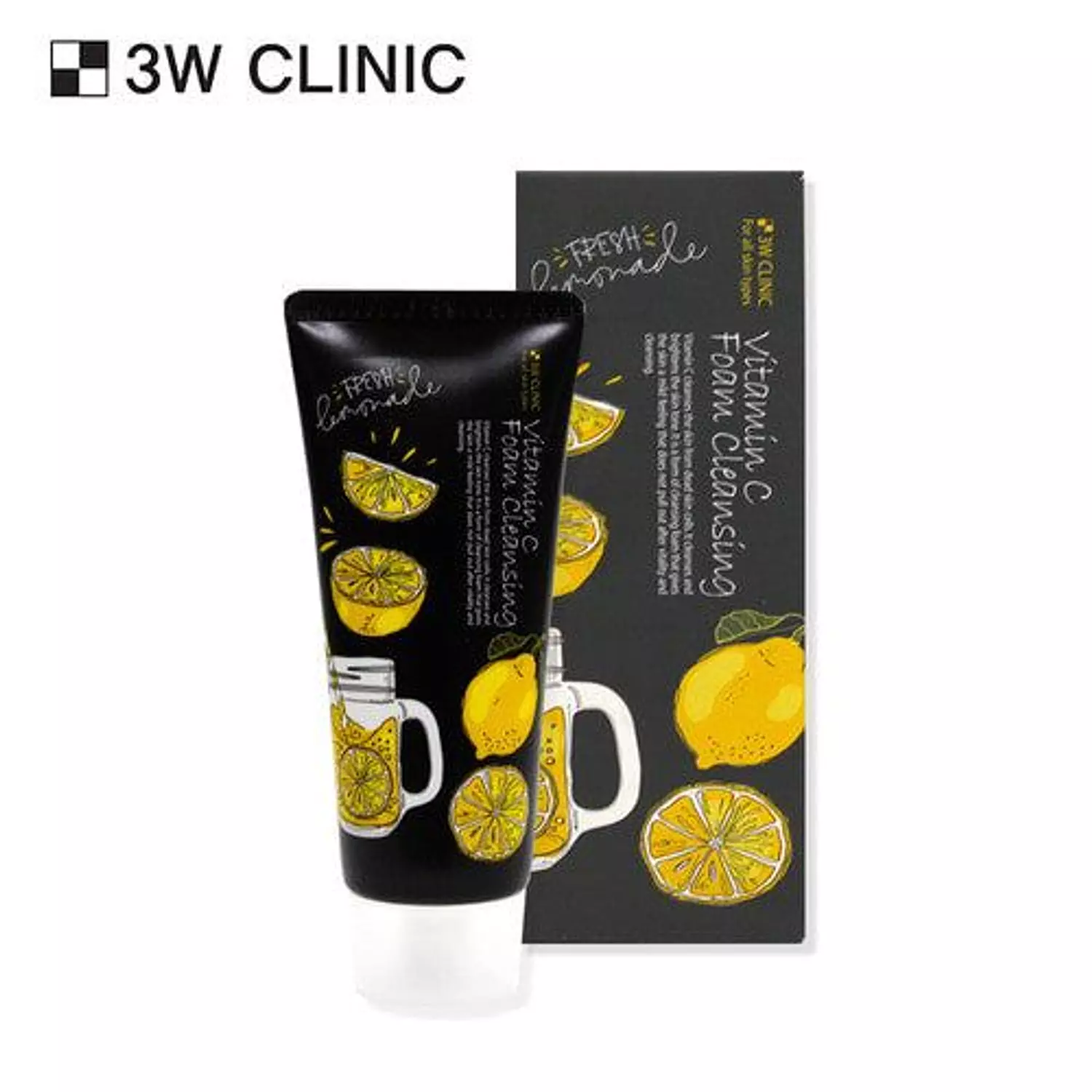 3W Clinic Vitamin C Foam Cleansing hover image