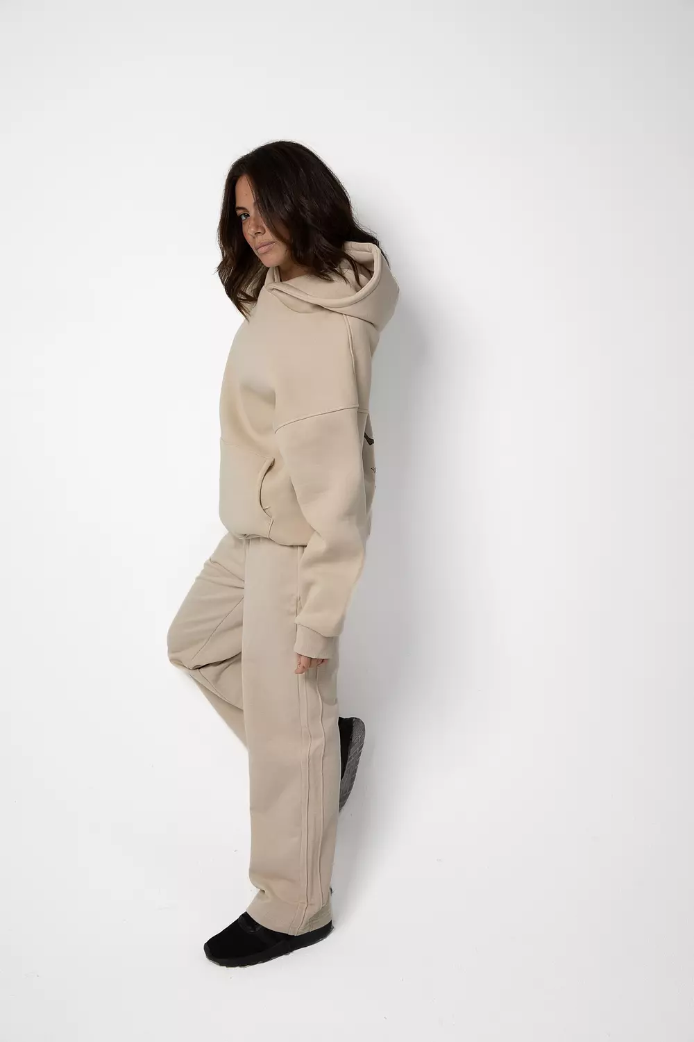 Beige Set (Hoodie + Sweatpant) image