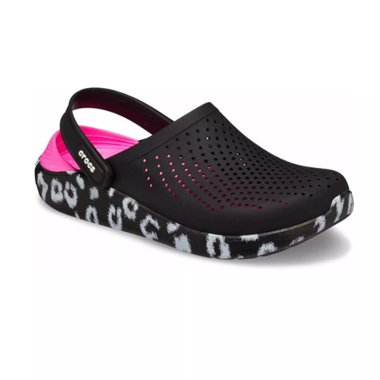 Literide Graphic Clog-Black 1