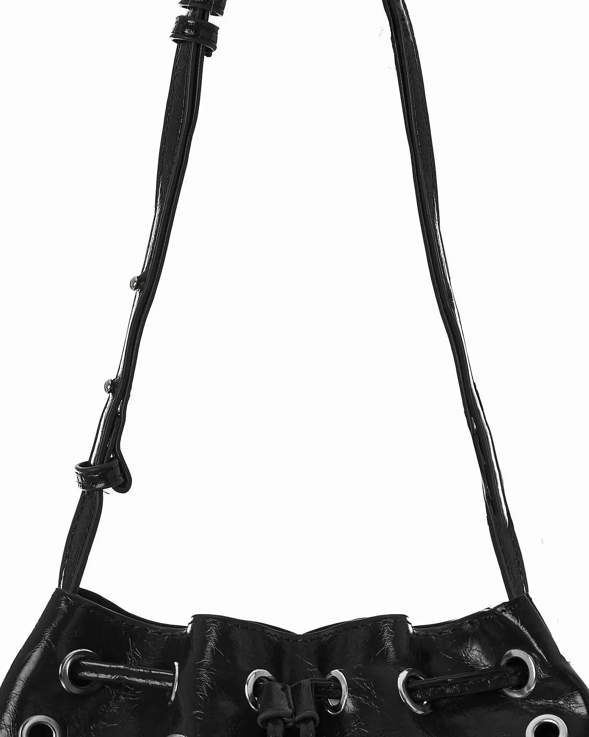 Black Bag with Silver Hardware   3