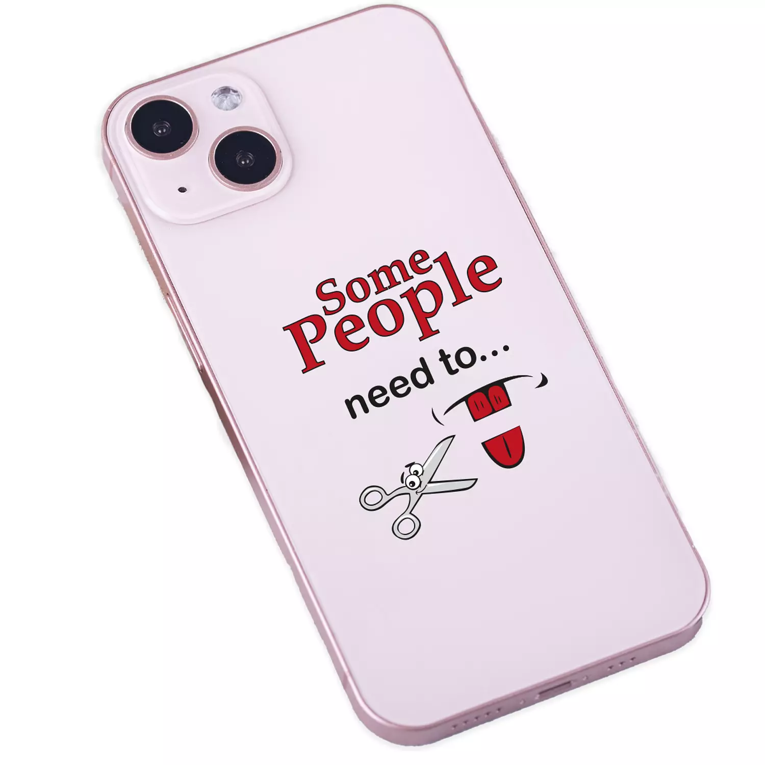Memo transparent stickers "some people need to sticker" hover image