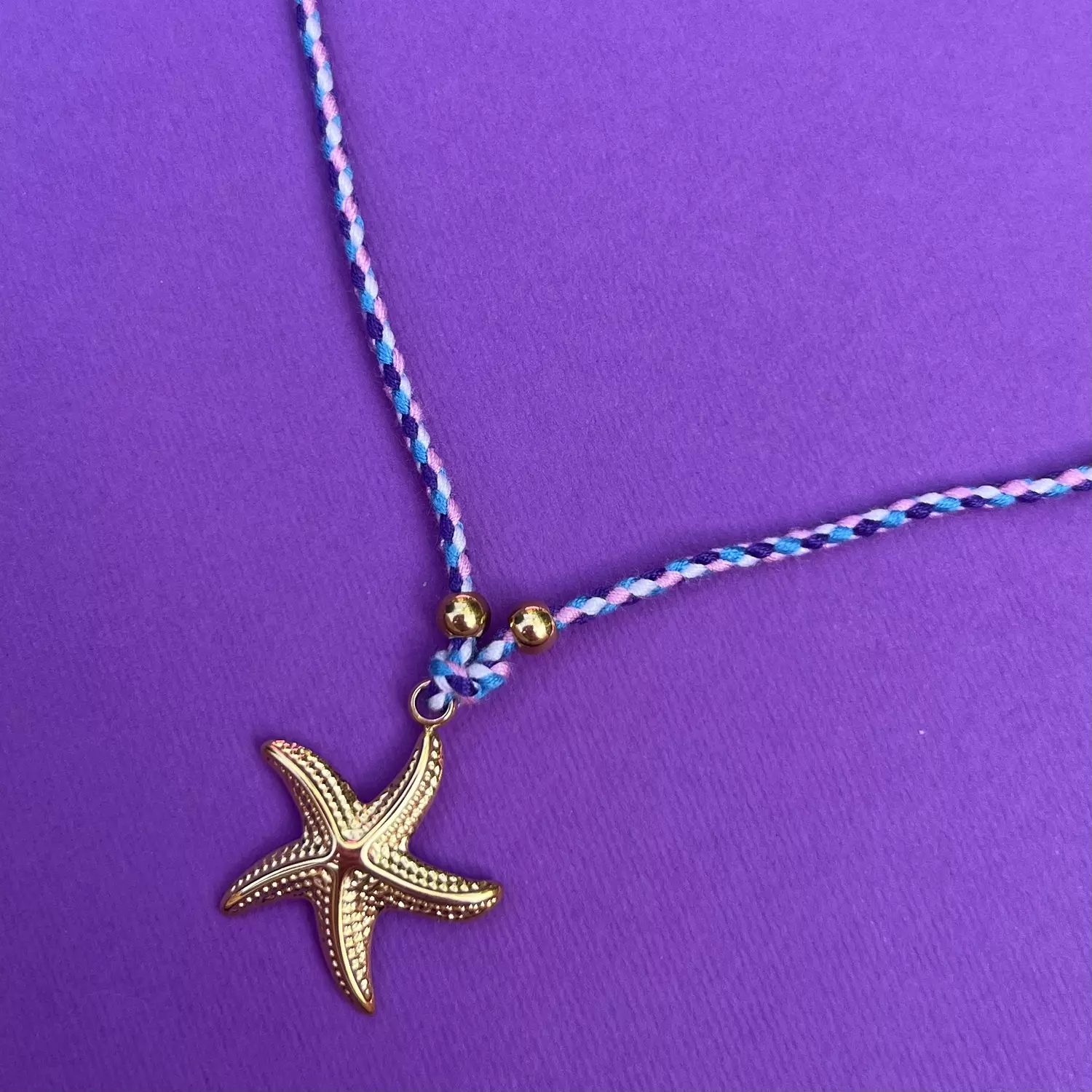 Purple Starfish Necklace  image