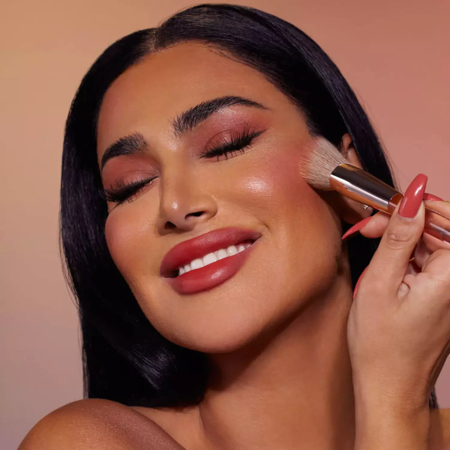 Huda Cheeky Tint Blush Stick Brush hover image