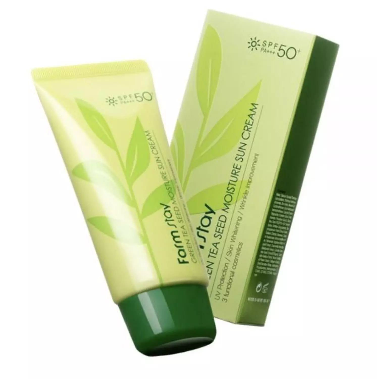 Farmstay Green Tea Seed Moisture Sun Cream 70G image