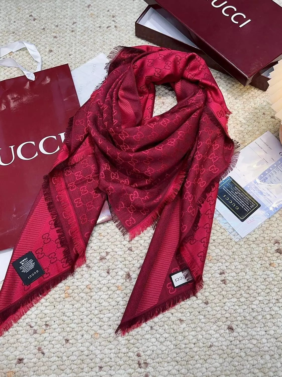 Gucci square scarf image