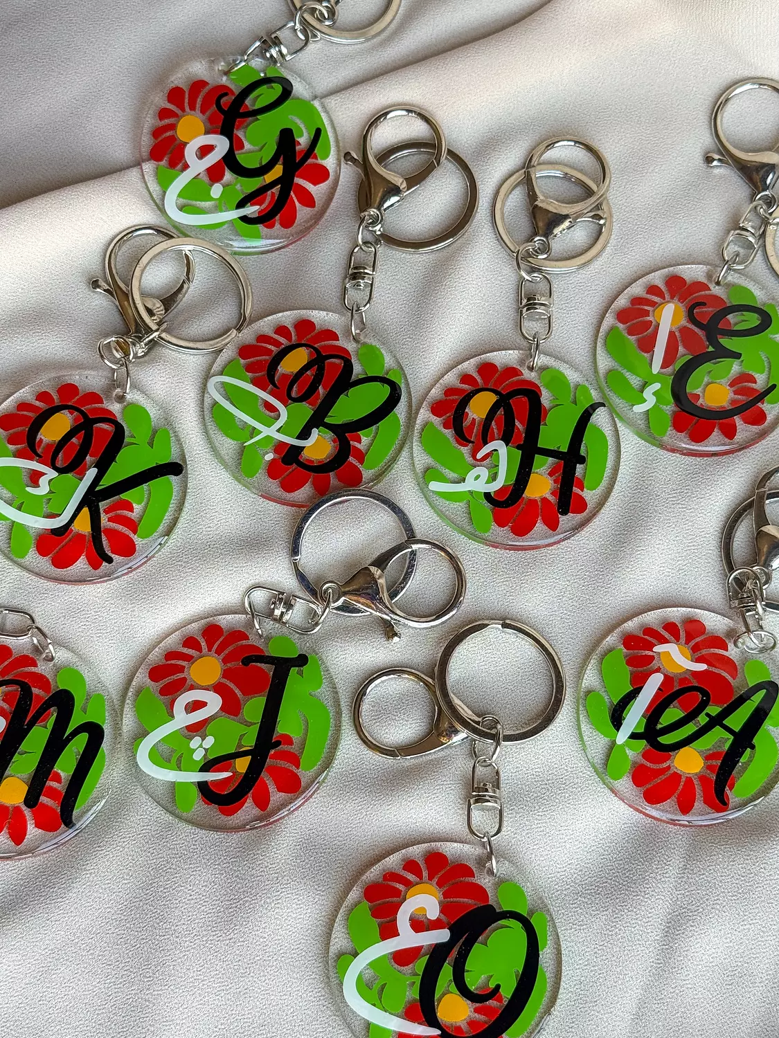 Tropical Arabic/English Acrylic Keychain ( By Order ) 1