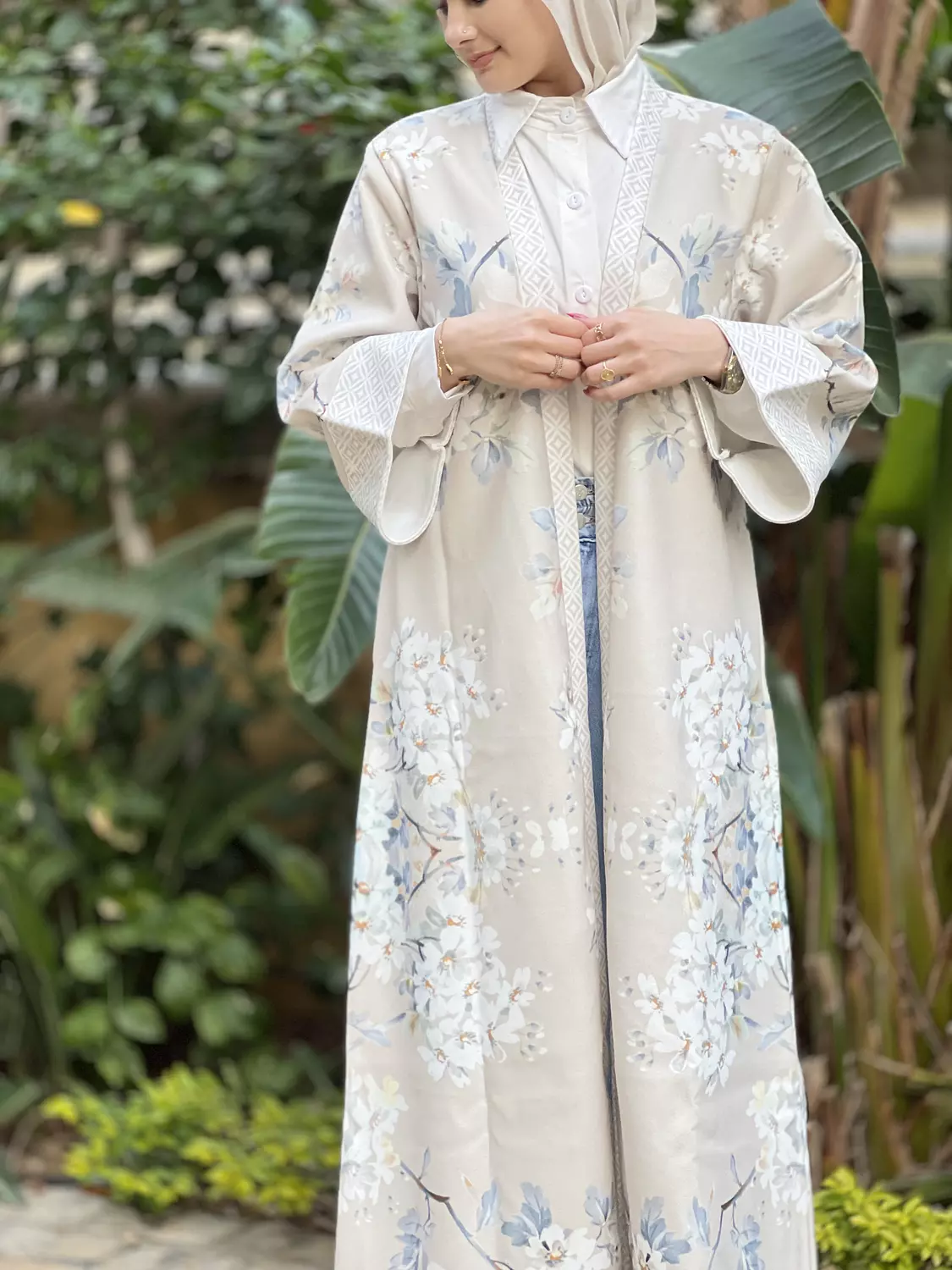 Spring rose kaftan 3
