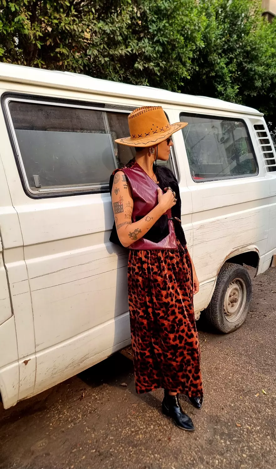Leopard skirt 2
