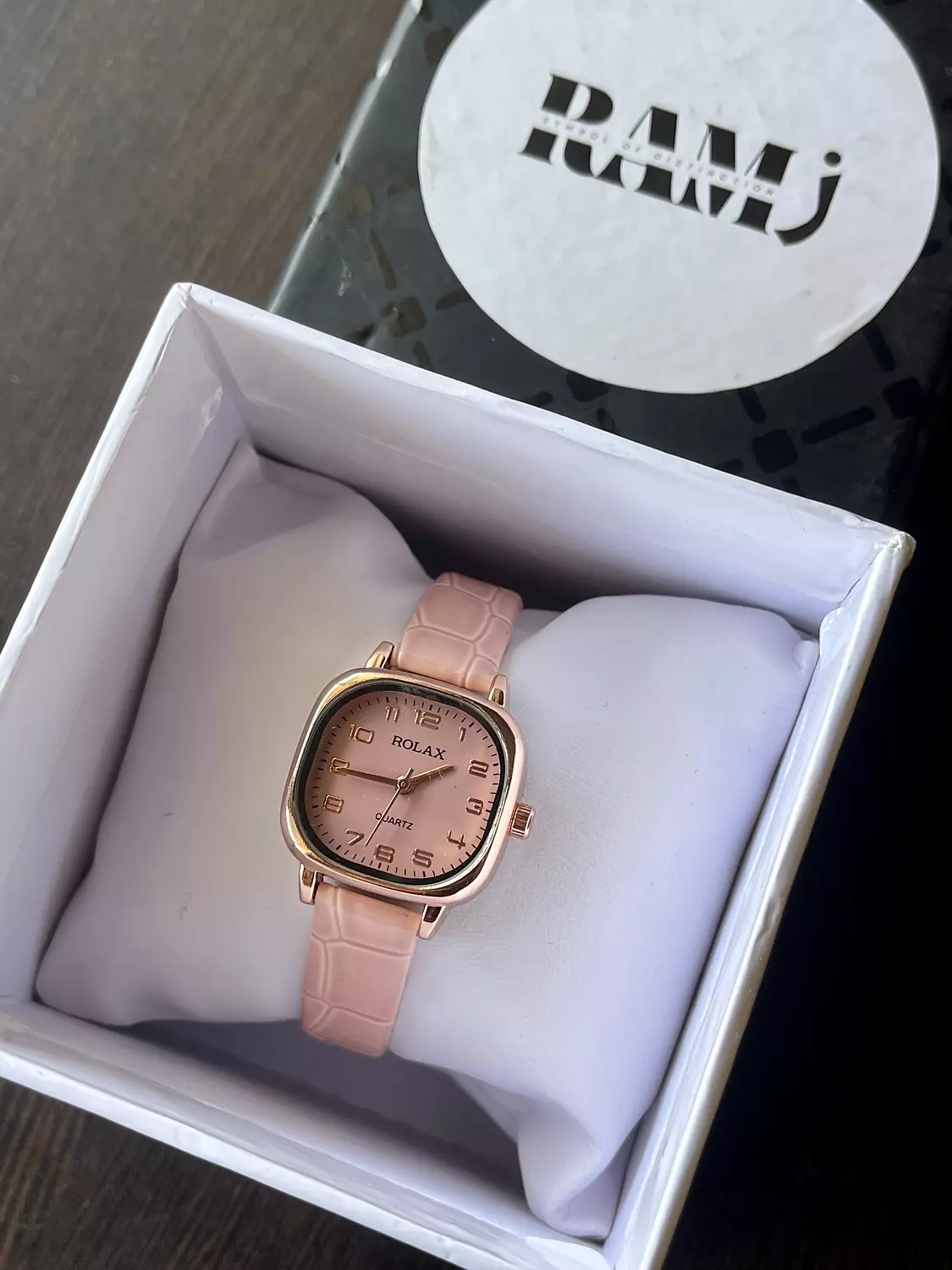 Pink and Brown Leather watches image
