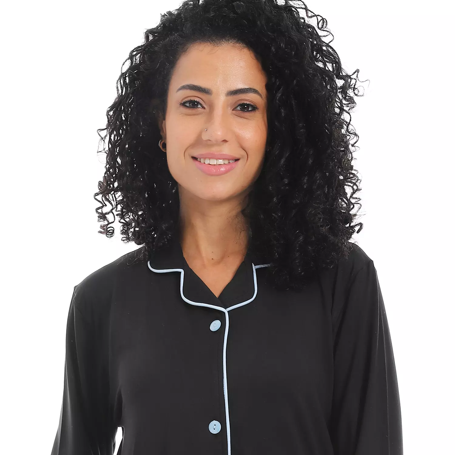 بيجاما كلاسيك صيفي حريمي ليكرا -اسود 2606 2