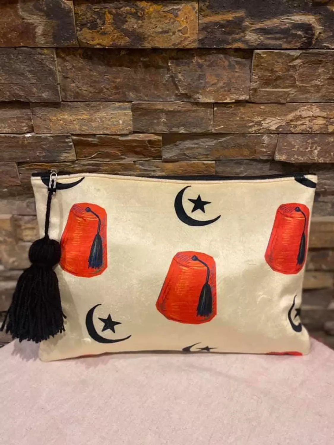 Tarboush Velvet Pouch image