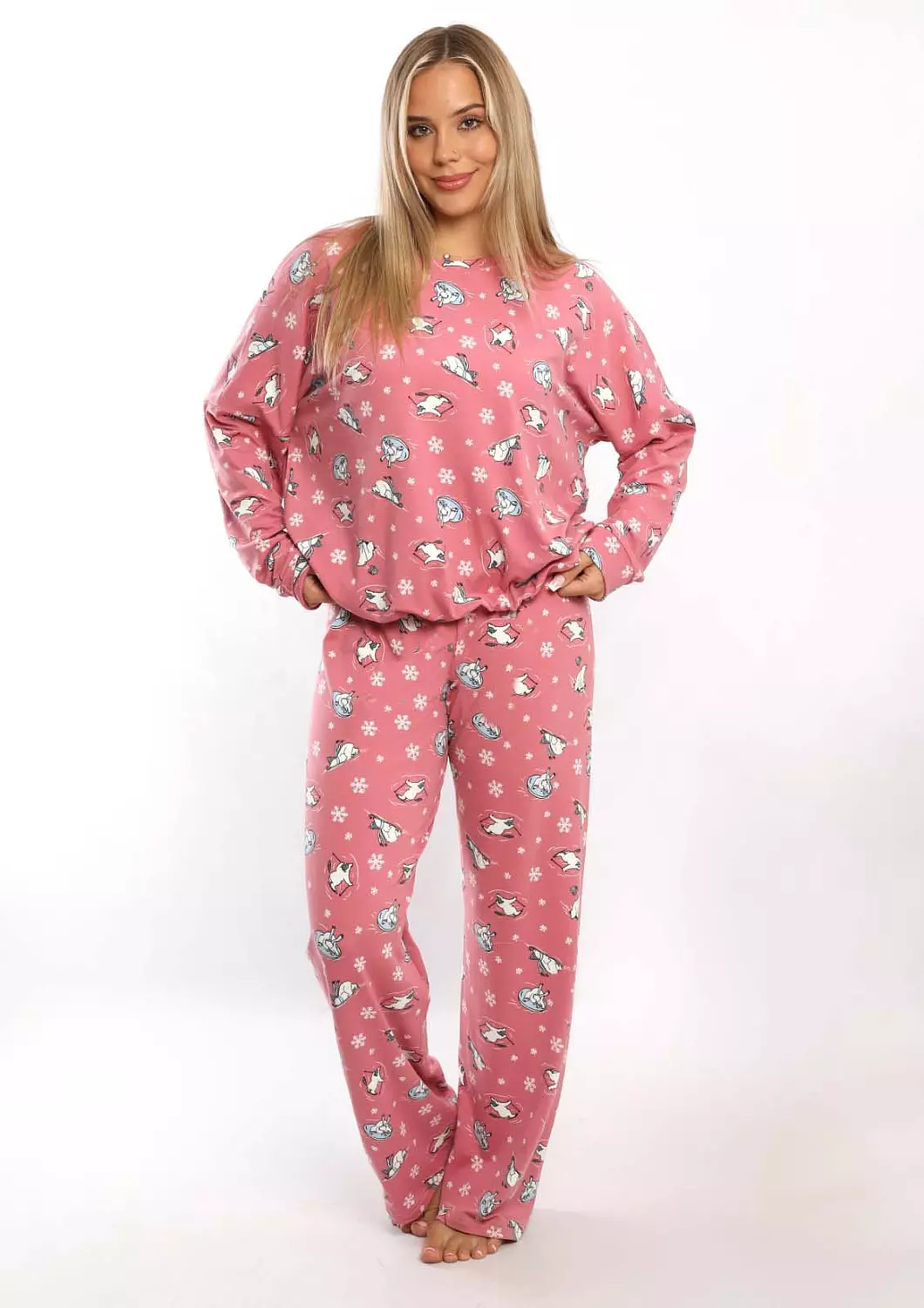 C350 THE WINTER BEAR LOOSE-FIT PAJAMA SET 1