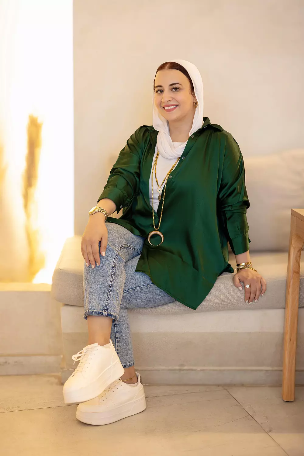 dark green satin shirt 1