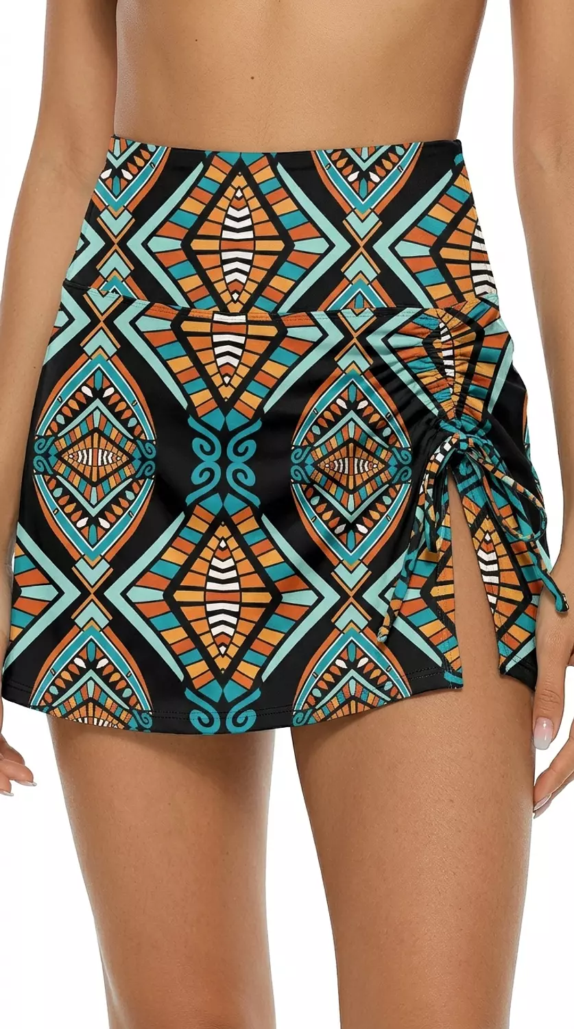 Mosaic Slit skirt   image