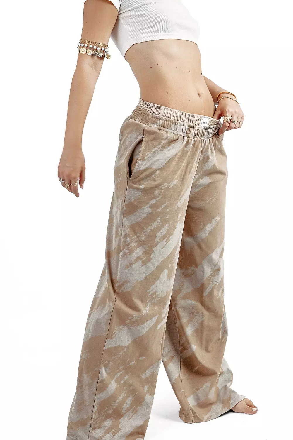 Desert hazelnut boxer sweatpants 3