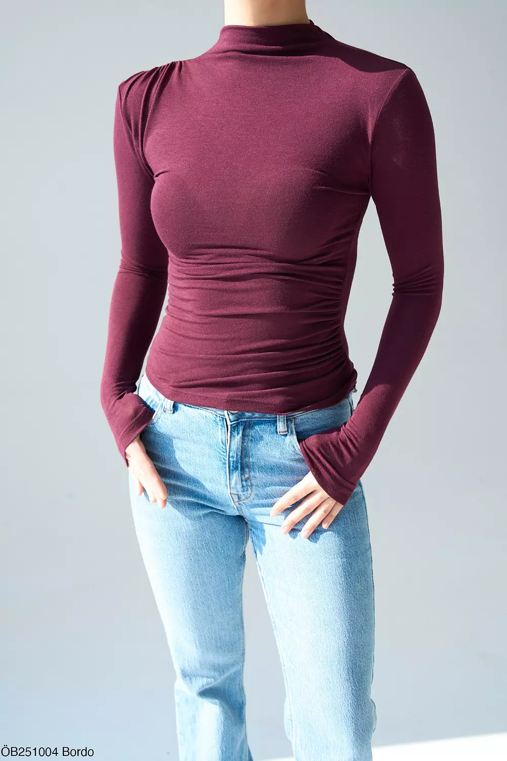 Drape Top High Neck image