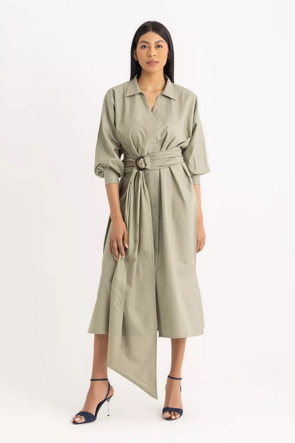 The Oxford Pola Shirt Dress 4