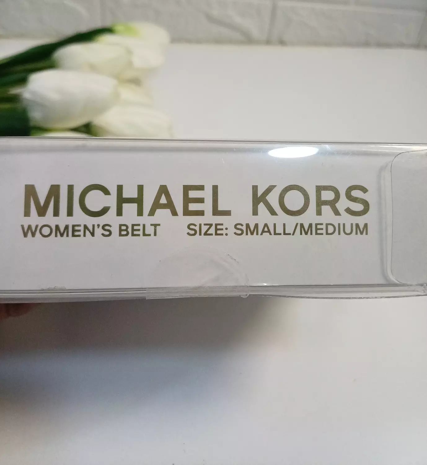 Michael kors (MK)Leather Belt hover image