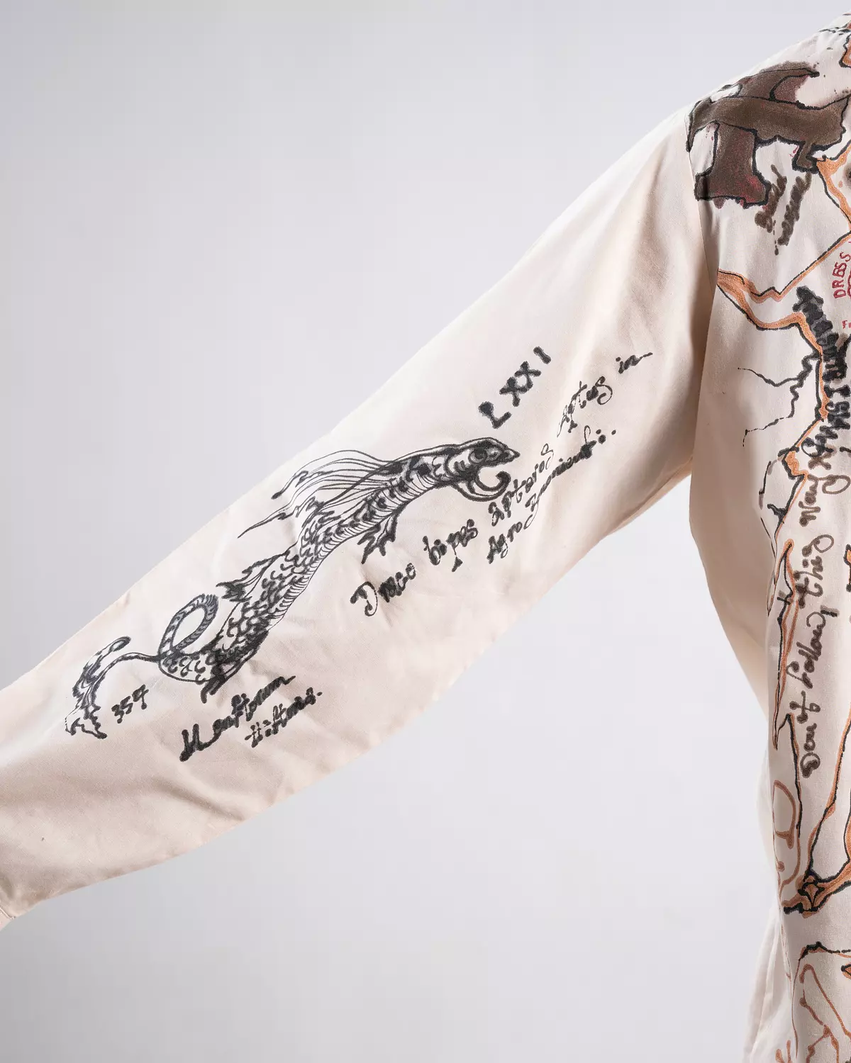 “ pirate’s diaries 2” hand-painted shirt  6