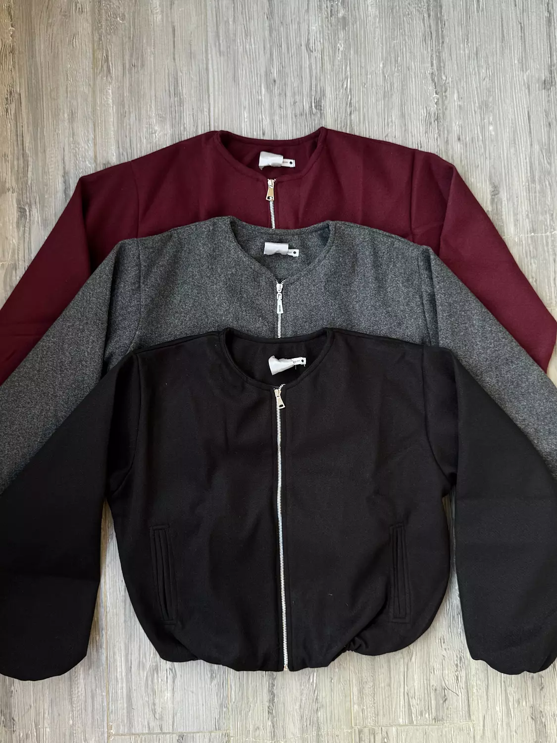 Bombered wool jacket 5