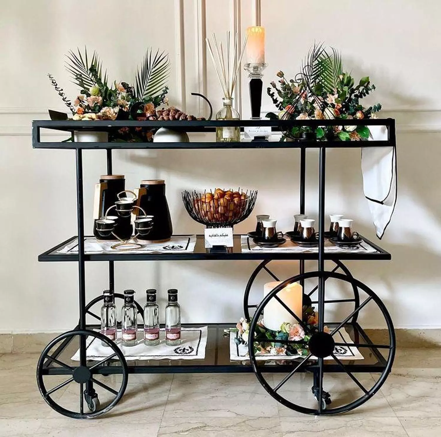 Serving trolley 40*100*90 cm image